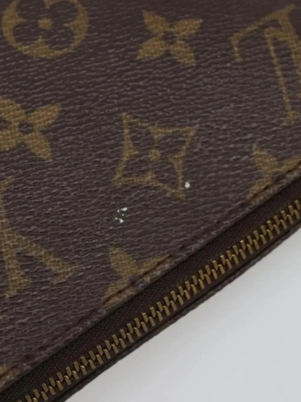 LOUIS VUITTON Monogram Pochette Accessoires Accessory Pouch M51980 Auth 184050